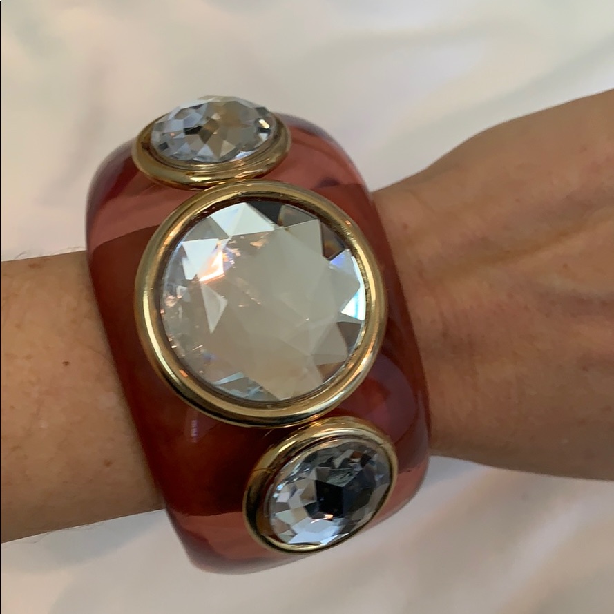 Large Rhinestone Bangle